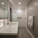 bathroom remodel - vanity and shower