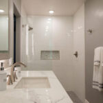 bathroom remodel - vanity and shower