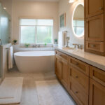 Bathroom remodel - bath tub and vanity