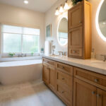 Bathroom remodel - bath tub and vanity