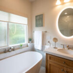 Bathroom remodel - bath tub and vanity