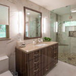 bathroom remodel - vanity and shower