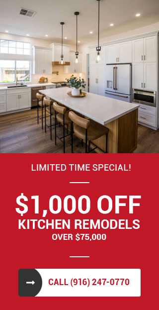 $1000 off Kitchen Remodels